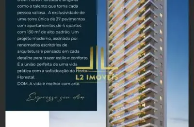 Lançamento - 4/4 com 2 suítes - 130m² - horto florestal