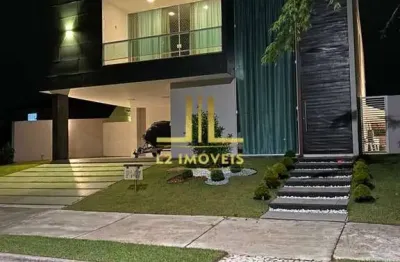 Casa alto padrão em condomínio - 5 suítes - alphaville litoral norte i
