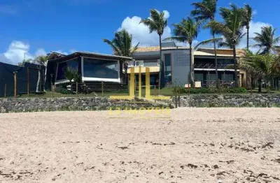 Casa duplex 4 suítes porteira fechada pé na areia em jauá r$ 2.680.000,00