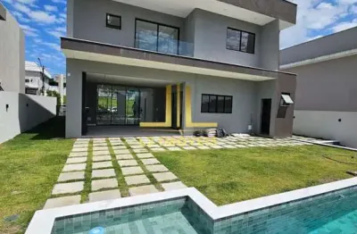 Casa luxuosa -  4 suítes - alphaville litoral norte 1