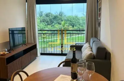 Apartamento - 1/4 e sala - 39m² - porteira fechada - praia do forte