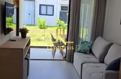 Apartamento - 2/4 com suíte - 55m² -  porteira fechada - praia do forte