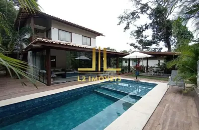 Casa 4 suítes de alto luxo no alto da constância em praia do forte r$ 2.800.000,00