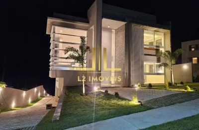 Casa luxuosa - 6 suítes -  alphaville litoral norte 3