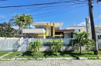 Casa luxuosa - 4 suítes - porteira fechada - lauro de freitas