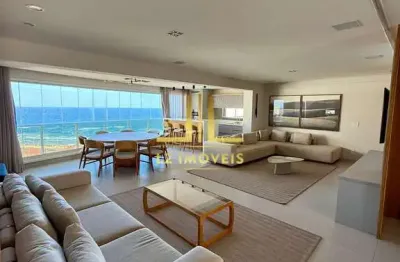 Apartamento alto padrão - 4 suítes - 200m² - vista mar - hemisphere - patamares