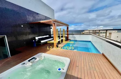 Apartamento cobertura duplex - 4 suítes - porteira fechada -  vista mar - pituba ville