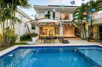 Casa luxuosa - 4 suítes - porteira fechada - alphaville litoral norte 1
