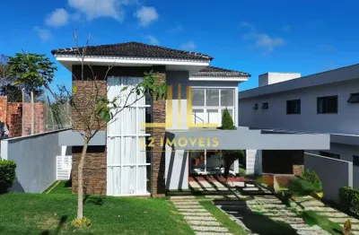 Casa lusuosa - 4 suítes - alphaville litoral norte 3