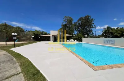 Terreno em condomínio fechado à venda na Avenida Rio Joanes, Abrantes, Camaçari