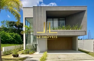 Casa alto padrão - 4 suítes - 355m² - energia solar - alphaville litoral norte 3