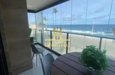 Apartamento alto padrão - 1/4 e sala - 42m² - frente mar e circuito carnaval - house barra