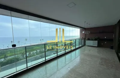 Apartamento alto padrão - 4 suítes - 240m² - frente mar - d'azur - jaguaribe