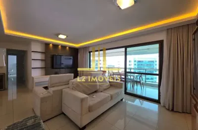 Apartamento alto pdrão - 4/4 sendo 3 suítes - 166m² - mobiliado - le parc