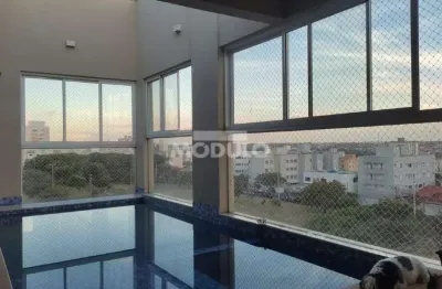 Cobertura duplex à venda, 3 quartos, 3 suítes, 2 vagas, santa mônica - uberlândia/mg
