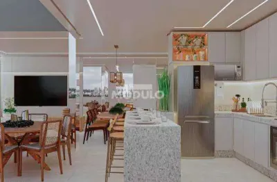 Apartamento à venda, 2 quartos, 1 suíte, 2 vagas, santa mônica - uberlândia/mg