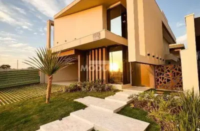 Casa de condomínio à venda, 4 quartos, 4 suítes, 4 vagas, jardim sul - uberlândia/mg