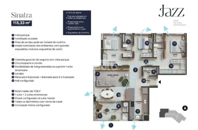 Apartamento à venda, 3 quartos, 3 suítes, 2 vagas, parque una - uberlândia/mg