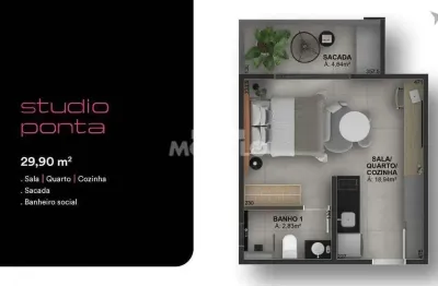 Flat à venda, 1 quarto, 1 suíte, tibery - uberlândia/mg