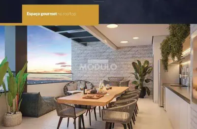 Cobertura duplex à venda, 4 quartos, 4 suítes, 4 vagas, jardim finotti - uberlândia/mg