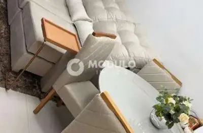 Apartamento mobiliado à venda, 2 quartos, 1 vaga, jardim europa - uberlândia/mg