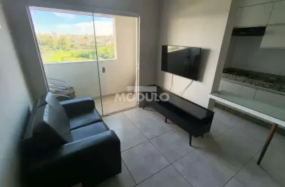 Apartamento mobiliado para locação, bairro tibery com 2 quartos