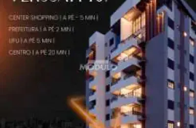 Flat à venda, 1 quarto, 1 suíte, 1 vaga, santa mônica - uberlândia/mg