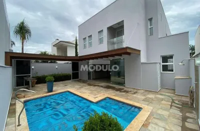 Casa de condomínio à venda, 4 quartos, 4 suítes, 3 vagas, gavea - uberlândia/mg