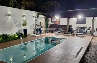 Casa roosevelt com 3 quartos, 3 banheiros espaço gourmet completo com piscina