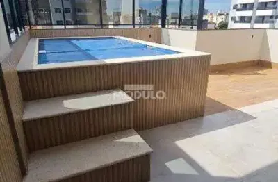 Cobertura duplex à venda, 4 quartos, 2 suítes, 2 vagas, santa mônica - uberlândia/mg