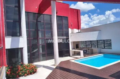 Cobertura duplex à venda, 4 quartos, 4 suítes, 5 vagas, fundinho - uberlândia/mg