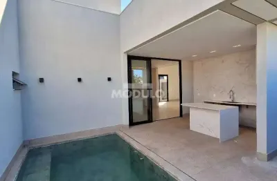Casa de condomínio à venda, 3 quartos, 3 suítes, 4 vagas, jardim sul - uberlândia/mg
