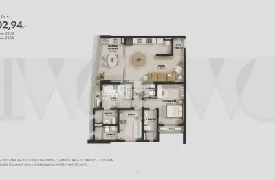 Apartamento à venda, 3 quartos, 2 suítes, 2 vagas, jardim karaiba - uberlândia/mg