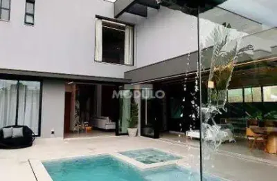 Casa de condomínio à venda, 5 quartos, 5 suítes, 4 vagas, laranjeiras - uberlândia/mg