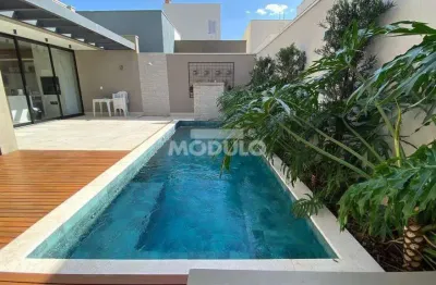 Casa de condomínio à venda, 3 quartos, 3 suítes, 4 vagas, novo mundo - uberlândia/mg