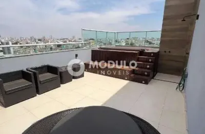 Cobertura duplex à venda, 4 quartos, 2 suítes, 2 vagas, tibery - uberlândia/mg