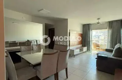 Apartamento mobiliado à venda, 3 quartos, 1 suíte, 2 vagas, santa maria - uberlândia/mg