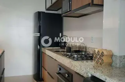 Apartamento mobiliado disponível para locação no bairro tubalina.