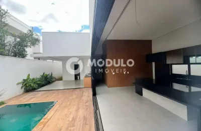 Casa de condomínio à venda, 3 quartos, 3 suítes, 4 vagas, jardim botanico - uberlândia/mg