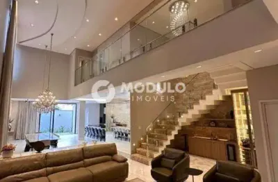 Casa de condomínio à venda, 5 quartos, 5 suítes, 4 vagas, laranjeiras - uberlândia/mg