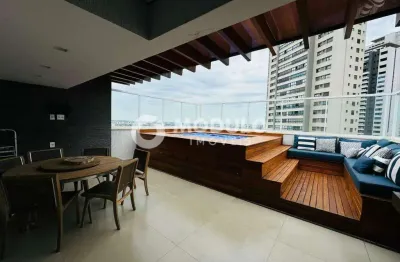 Cobertura duplex à venda, 3 quartos, 3 suítes, 3 vagas, jardim karaiba - uberlândia/mg