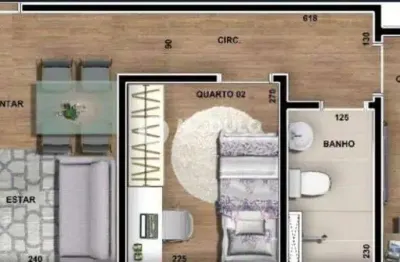 Apartamento à venda, 2 quartos, 1 vaga, chácaras tubalina e quartel - uberlândia/mg