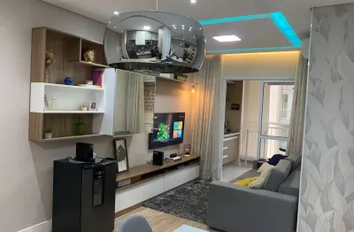 Apto pronto para morar no hanbury, 2 dorms sendo 1 suíte, andar intermediário, varanda grill e 1 vaga coberta.