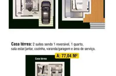 Casa duplex no jardim de roma • 3 suítes • pedra mole • condomínio completo – r$ 490 mil