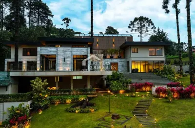 Casa em condomínio fechado com 6 quartos à venda no Capivari, Campos do Jordão 