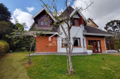 Casa com 4 suítes, 204 m² - condomínio jardim véu da noiva - campos do jordão/sp