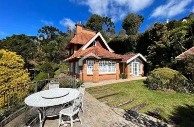 Casa com 5 dormitórios, 437 m² - condomínio jardim véu da noiva - campos do jordão/sp