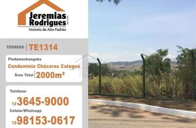 Terreno em condomínio fechado à venda no Chácaras Cataguá, Taubaté 