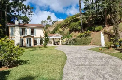 Casa com 5 dormitórios, 317 m² - condomínio vila simonsen - campos do jordão/sp