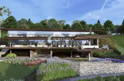 Casa em construção com 5 suítes, 796 m² - condomínio reserva figueiredo - campos do jordão/sp.